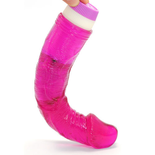 Waves Of Pleasure Flexible Penis Shaped Vibrator 8.75 Inch