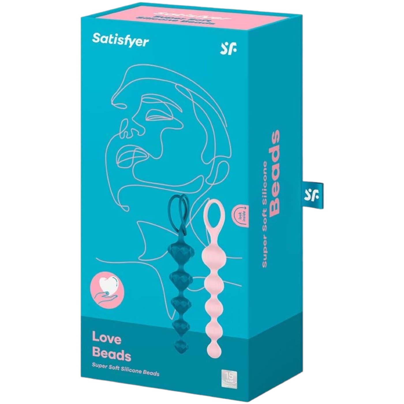 Satisfyer Love Beads Silicone Anal Beads (2 piece)