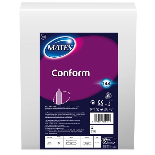 Mates Conform Condom 144 Bulk Pack