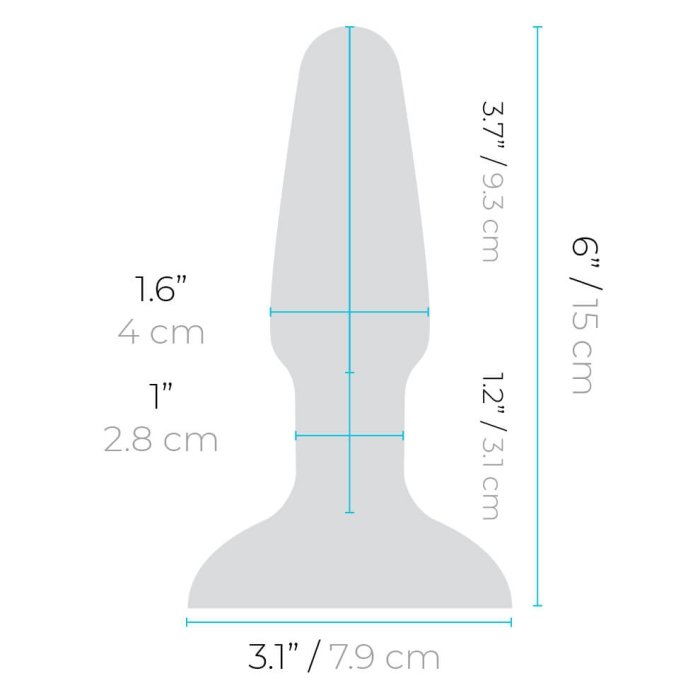 b-Vibe Rimming 2 Remote Control Rechargeable Butt Plug Large Orange