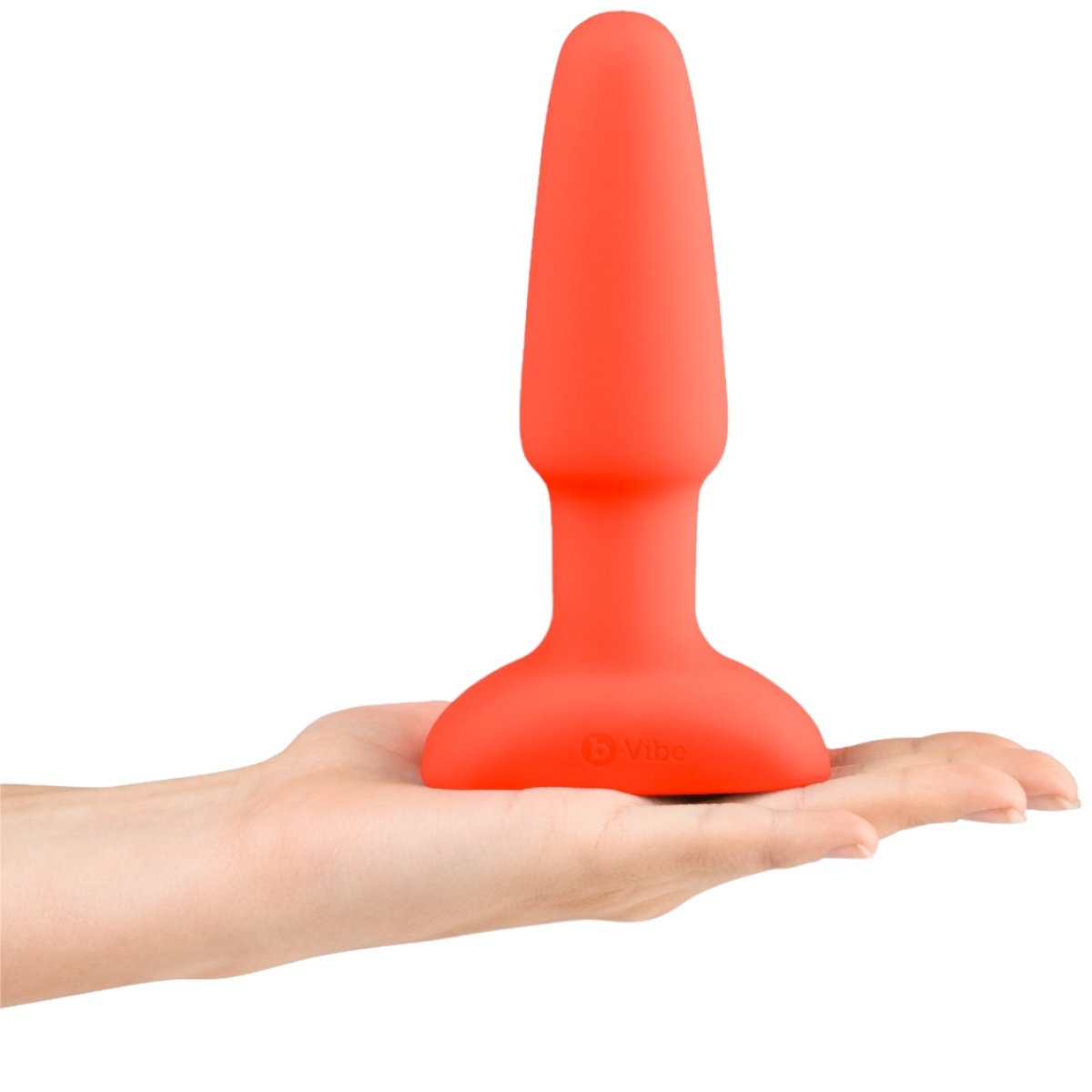 b-Vibe Rimming 2 Remote Control Rechargeable Butt Plug Large Orange