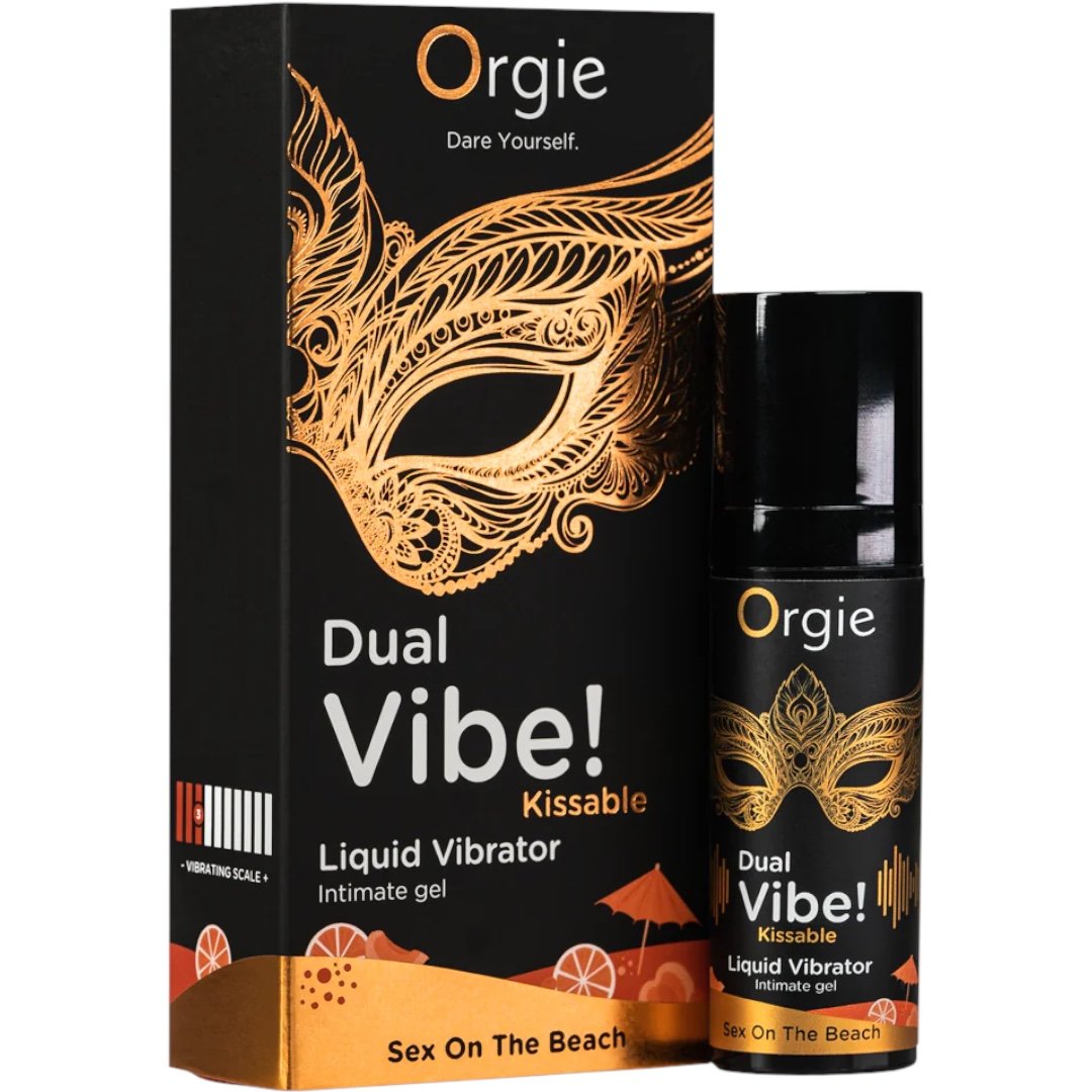 Orgie Dual Vibe Kissable Liquid Vibrator 15ml