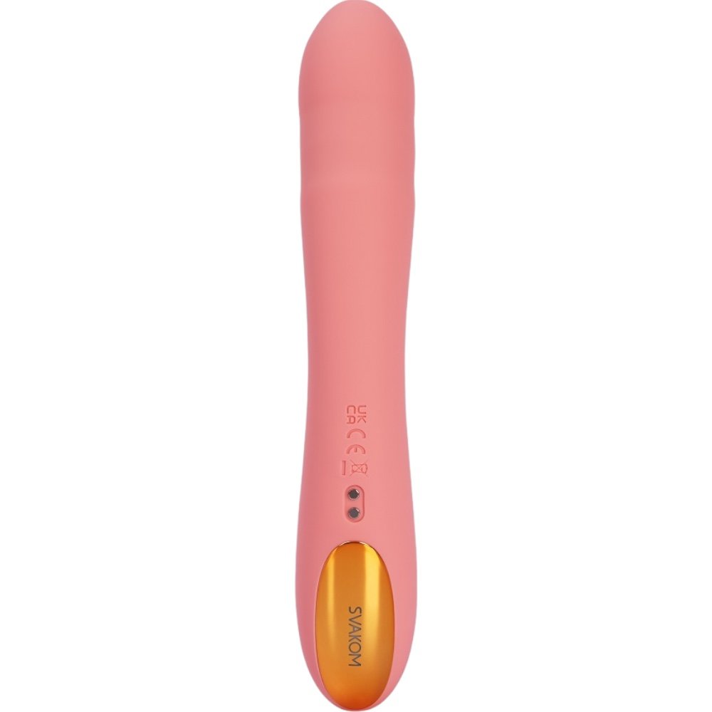 Svakom Ava Neo Interactive App Controlled Thrusting Vibrator Pink