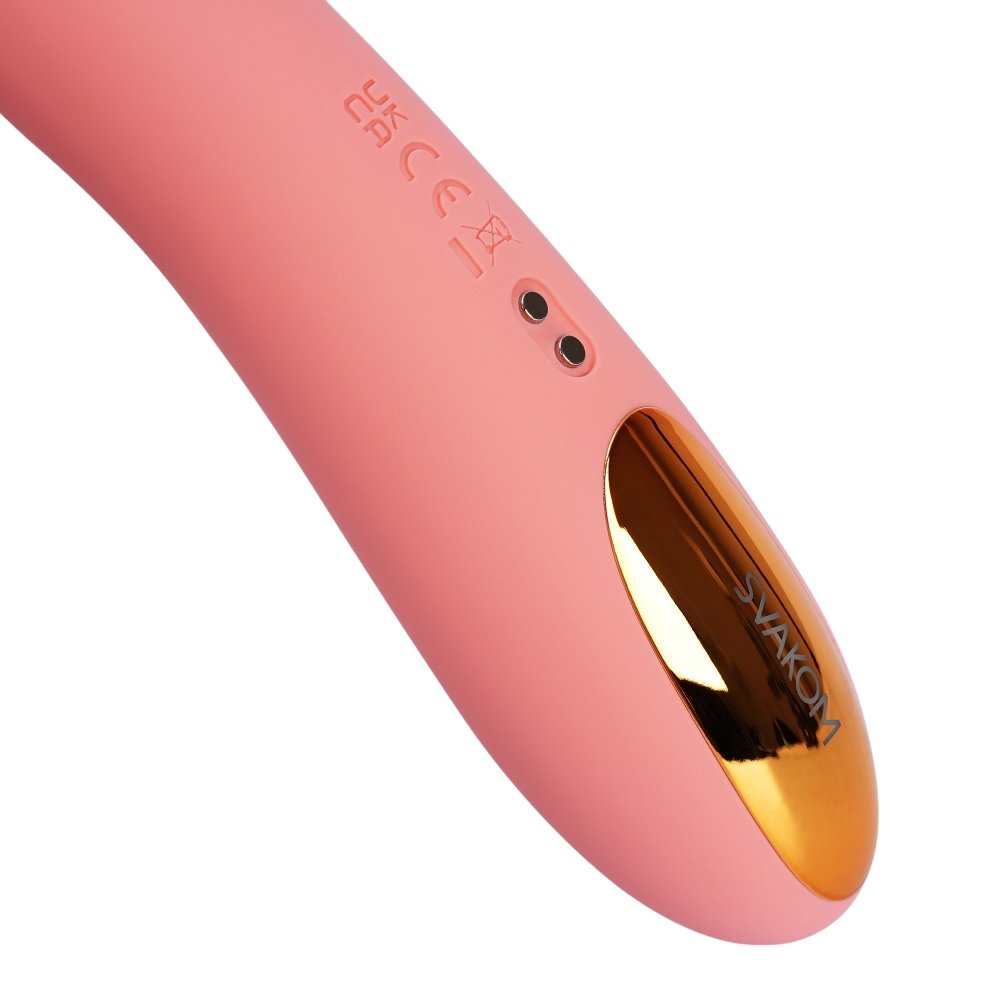Svakom Ava Neo Interactive App Controlled Thrusting Vibrator Pink