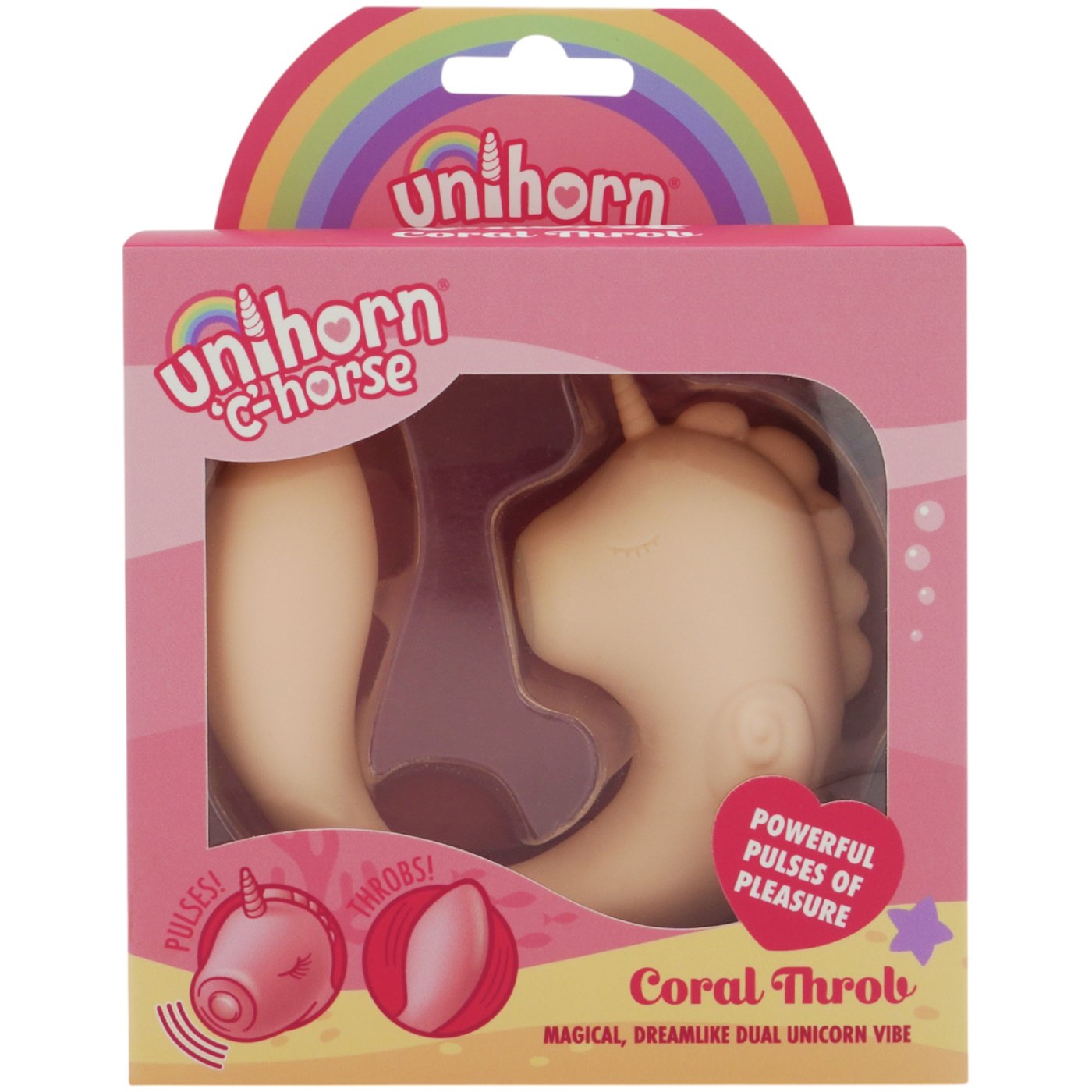 Unihorn C-Horse Coral Throb G Spot Vibrator
