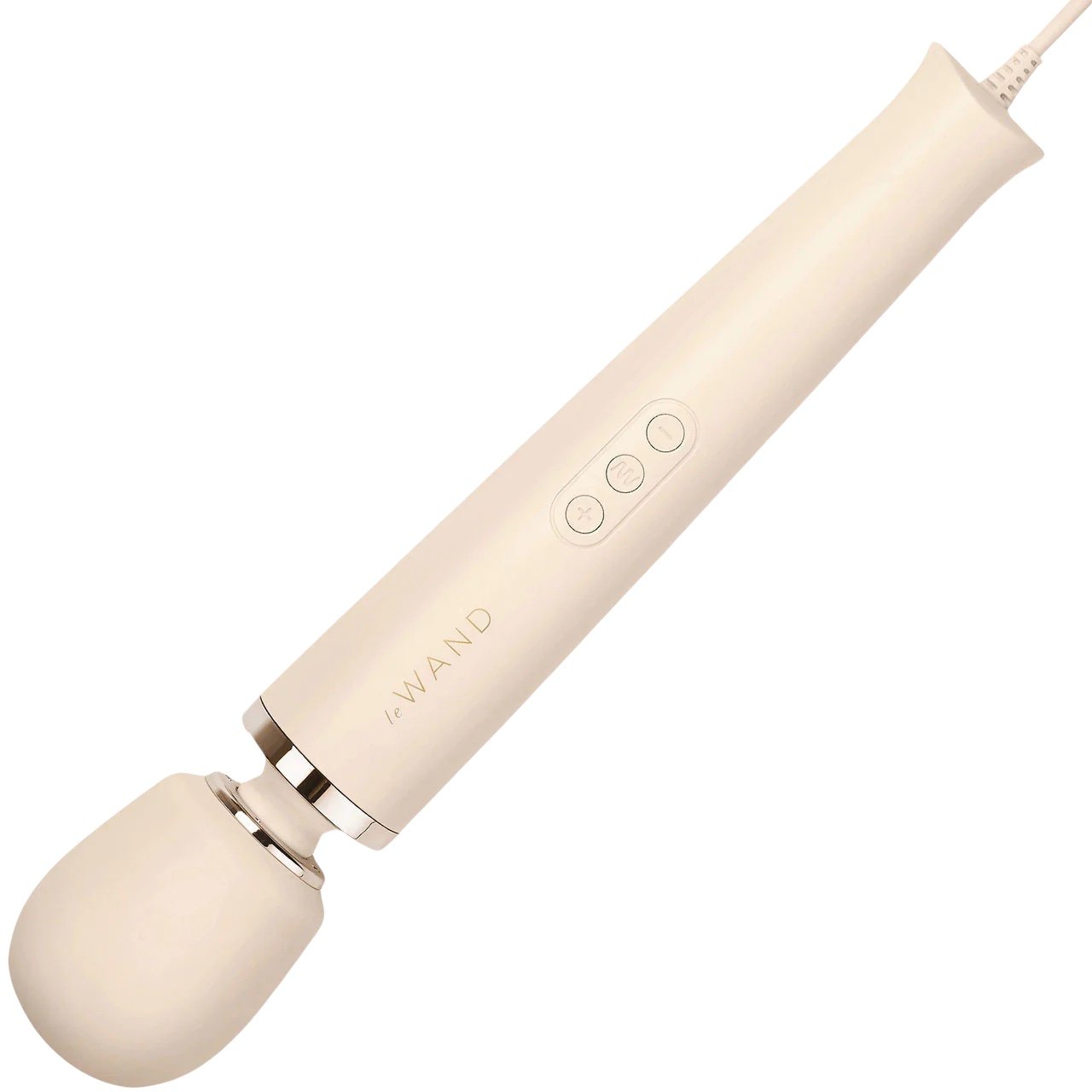 Le Wand Plug-In Massage Wand Vibrator Cream