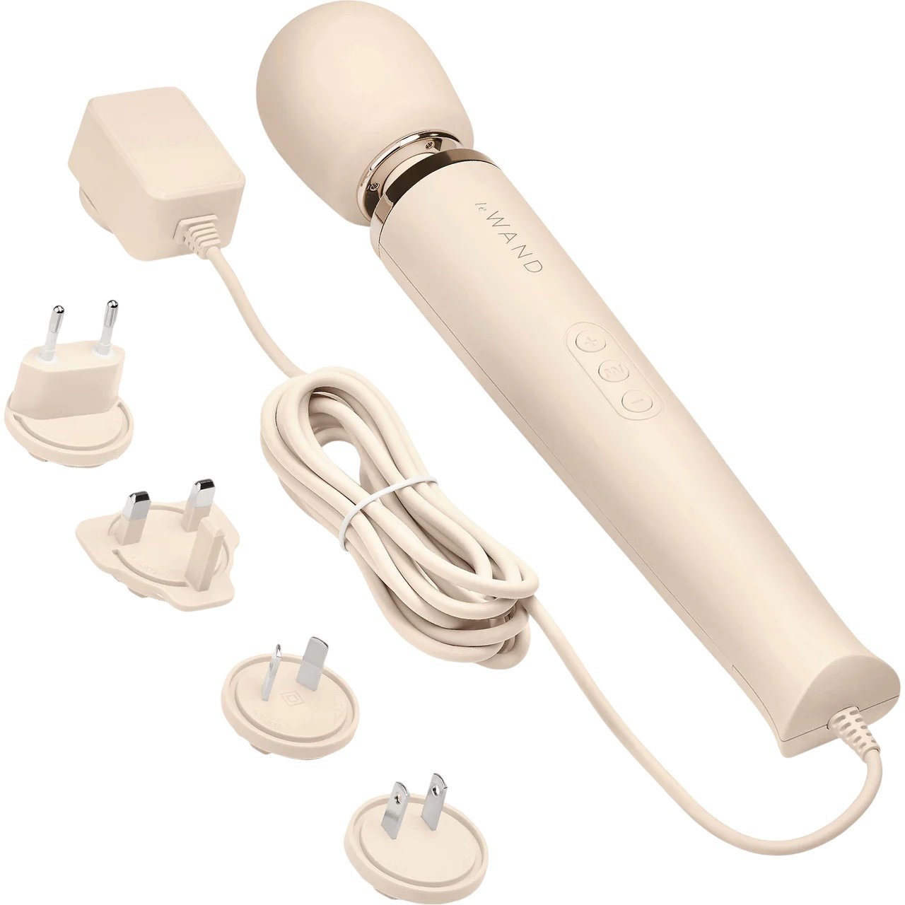 Le Wand Plug-In Massage Wand Vibrator Cream