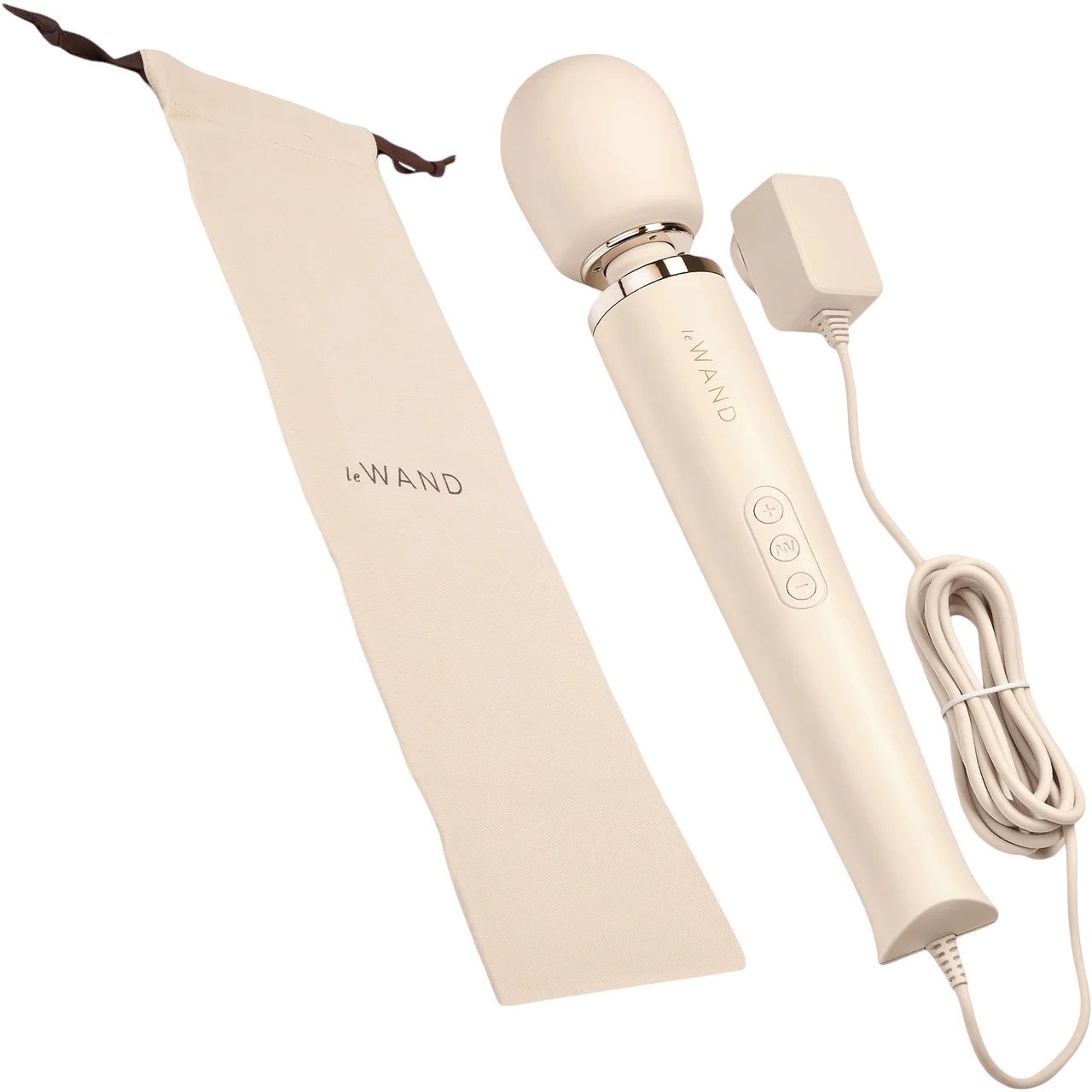 Le Wand Plug-In Massage Wand Vibrator Cream