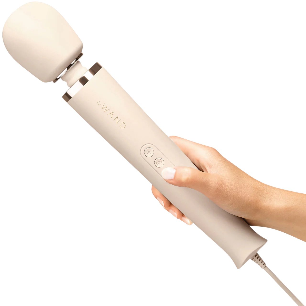 Le Wand Plug-In Massage Wand Vibrator Cream