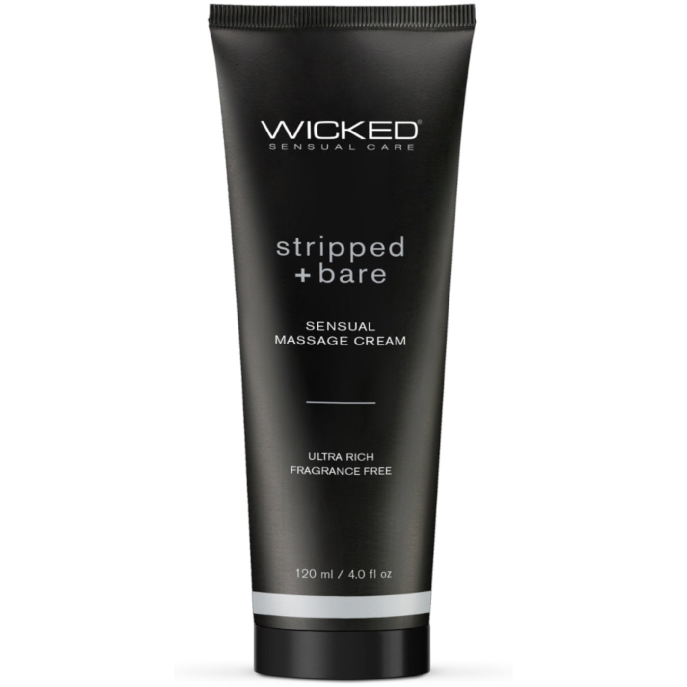 Wicked Sensual Care Stripped &amp; Bare Sensual Massage Cream Fragrance-Free 120ml