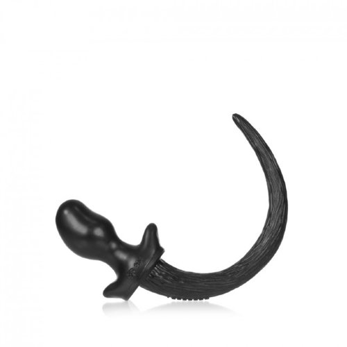 Oxballs Pug Puppy Tail Butt Plug Black Small Oxballs Pug Puppy Tail Butt Plug Black Small