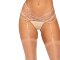 Leg Avenue Rhinestone Strappy Suspender Belt Nude