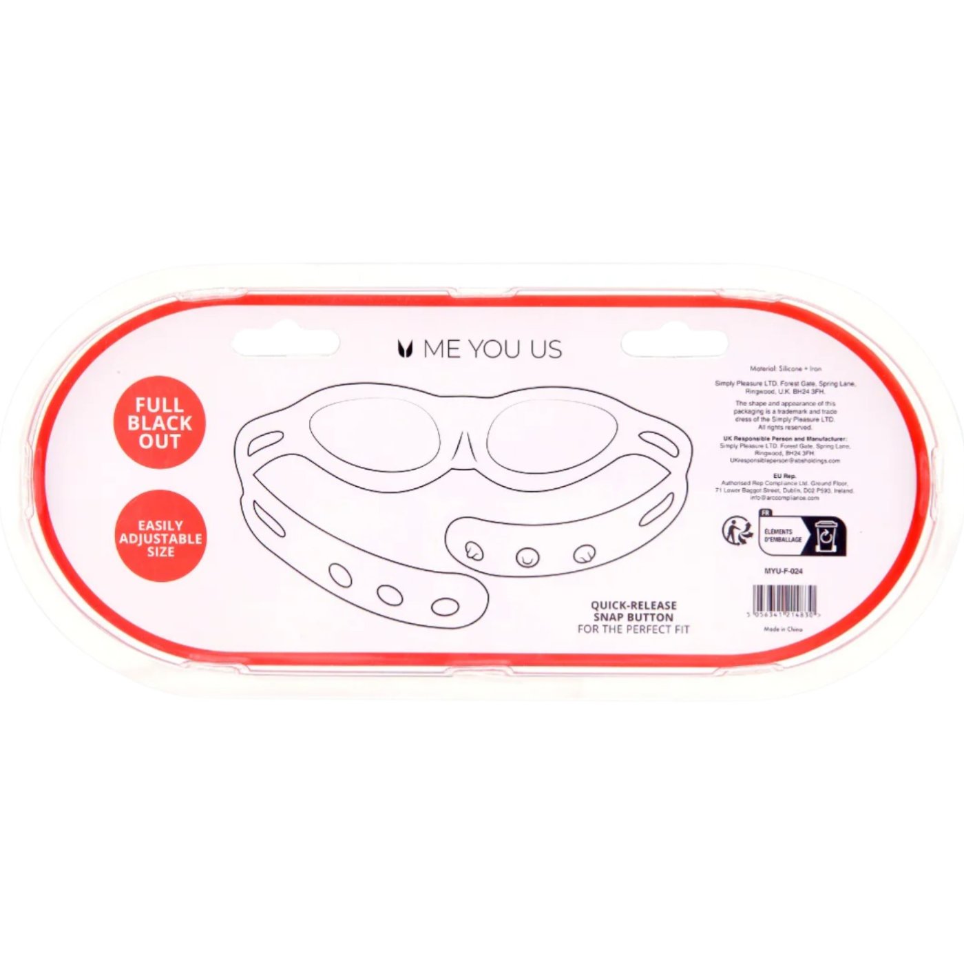 Me You Us Silicone Full Blindfold