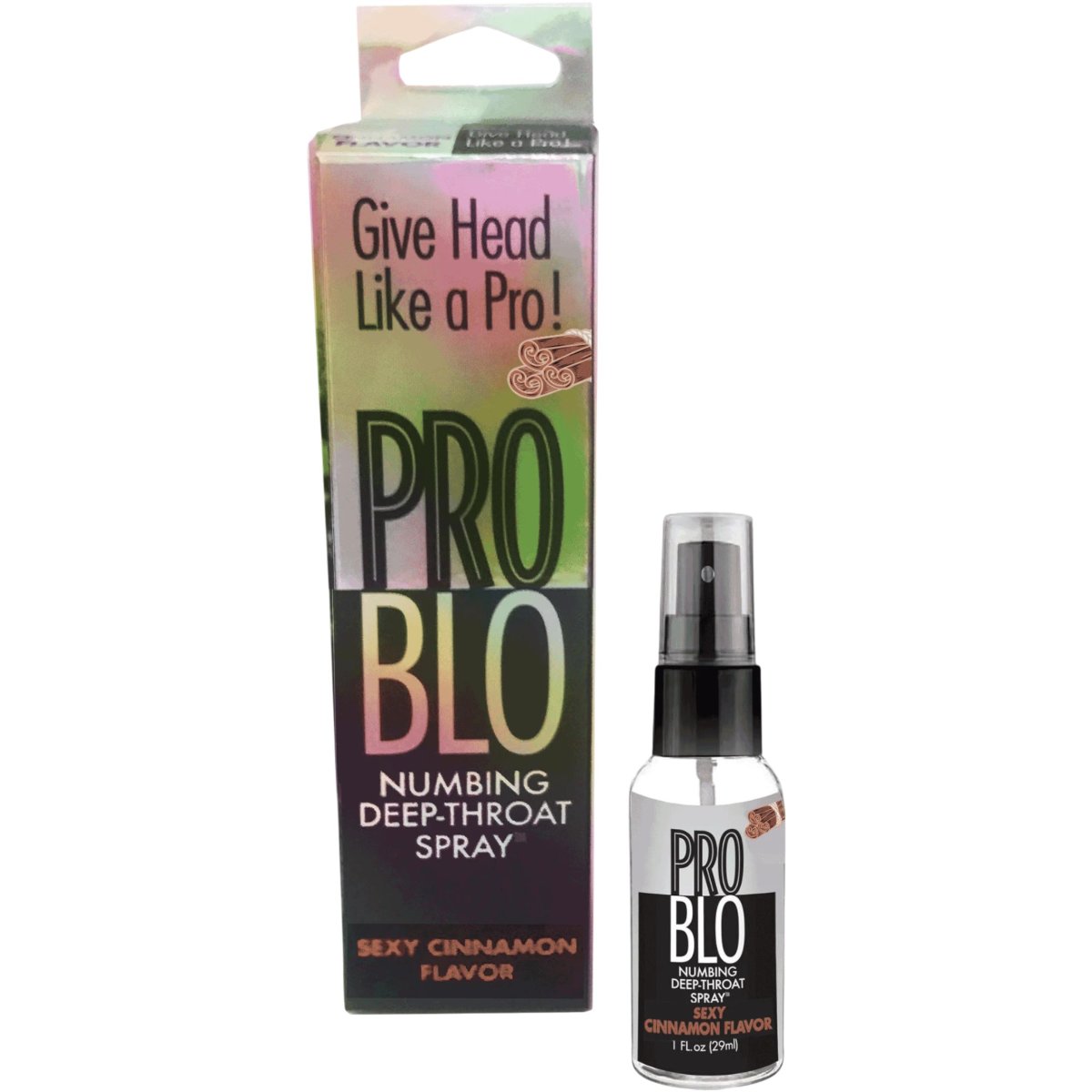 Pro Blo Numbing Deep Throat Spray 29ml, Cinnamon – Little Genie