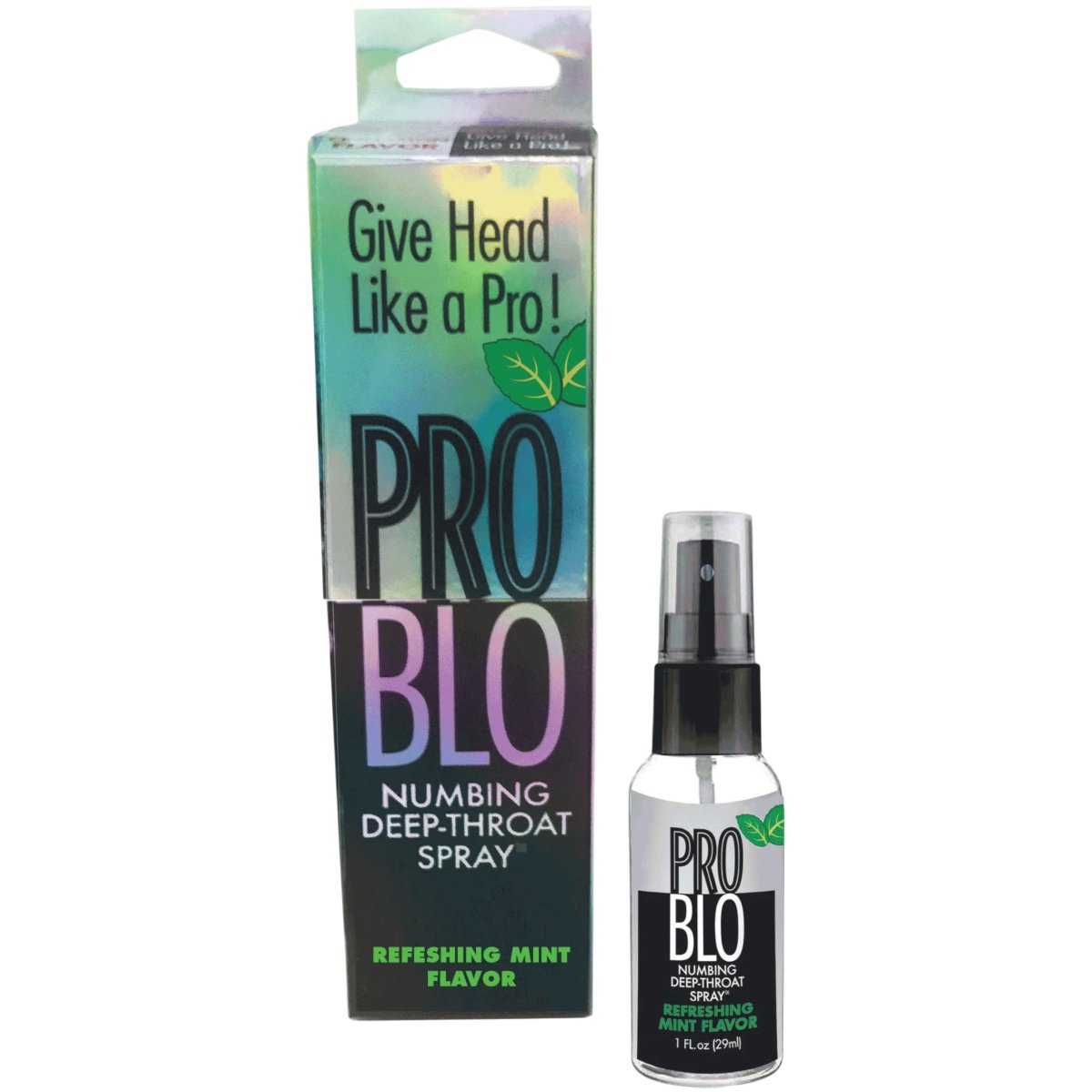 Pro Blo Numbing Deep Throat Spray 29ml, Mint – Little Genie
