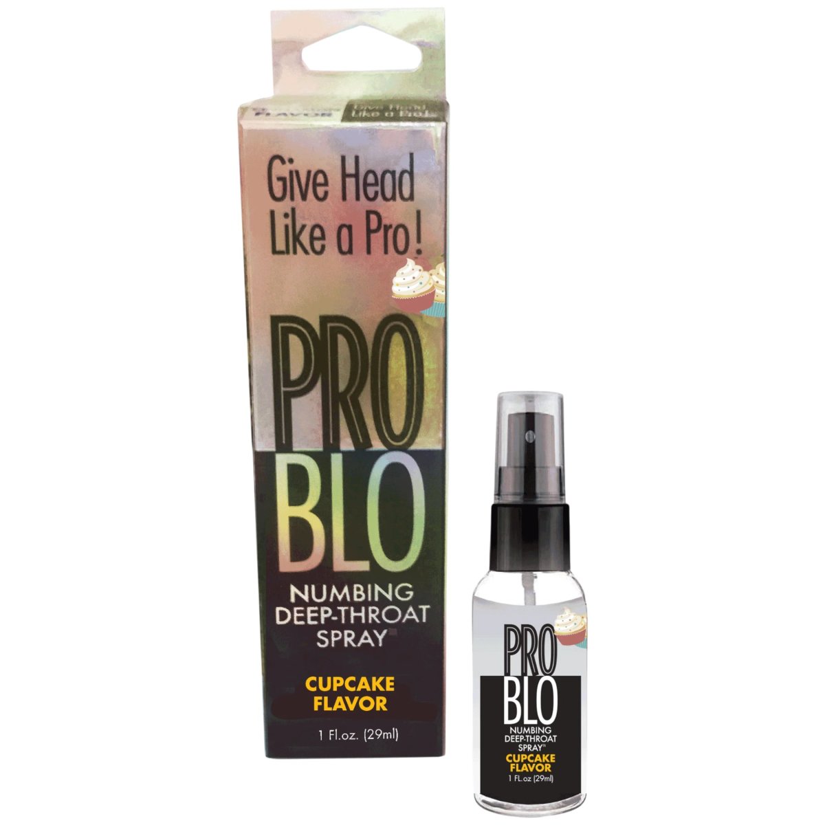 Pro Blo Numbing Deep Throat Spray 29ml, Cupcake – Little Genie