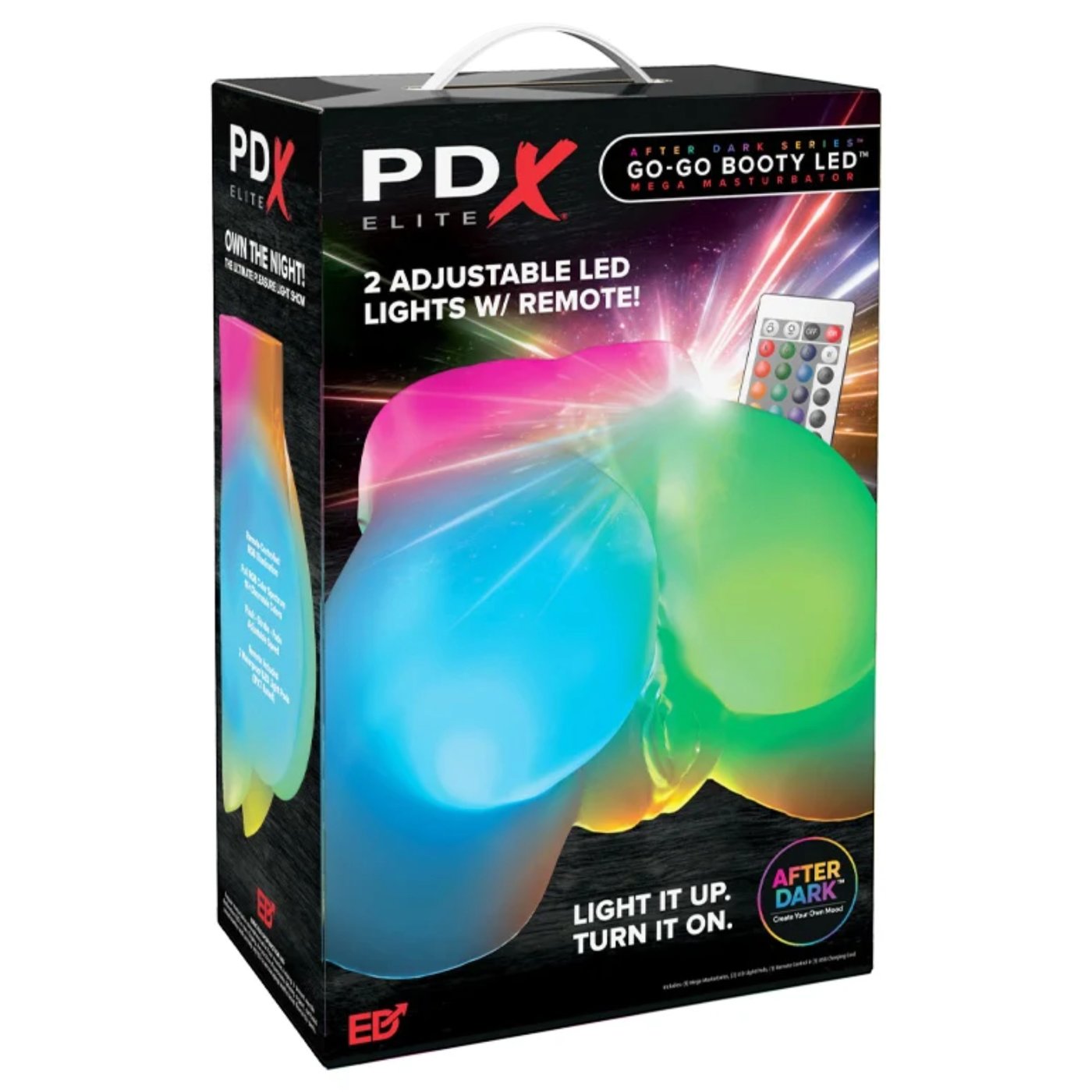 PDX Elite After Dark Series Go-Go Booty LED Mega Masturbator