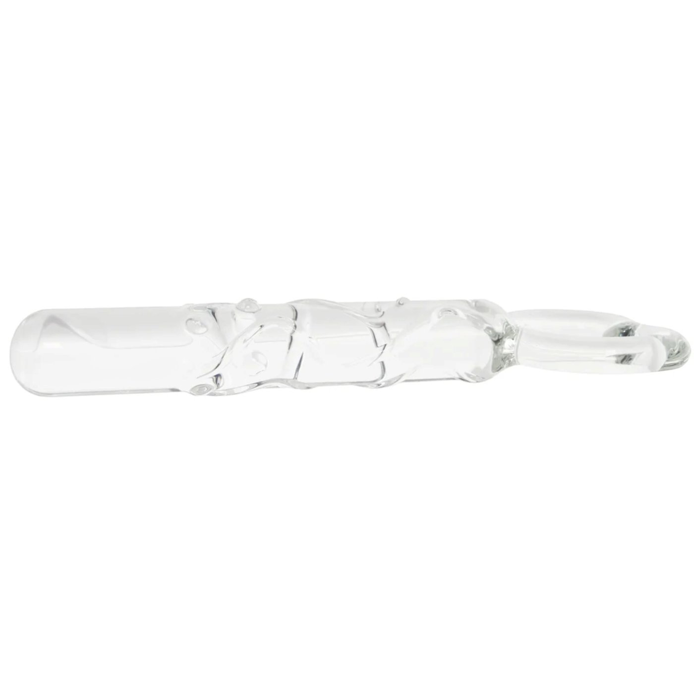 Clarity Hera's Caress Glass Dildo with Heart Handle