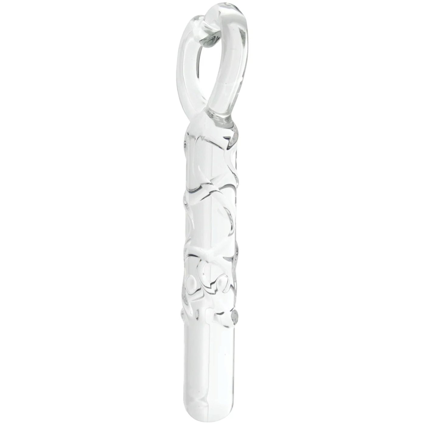 Clarity Hera's Caress Glass Dildo with Heart Handle