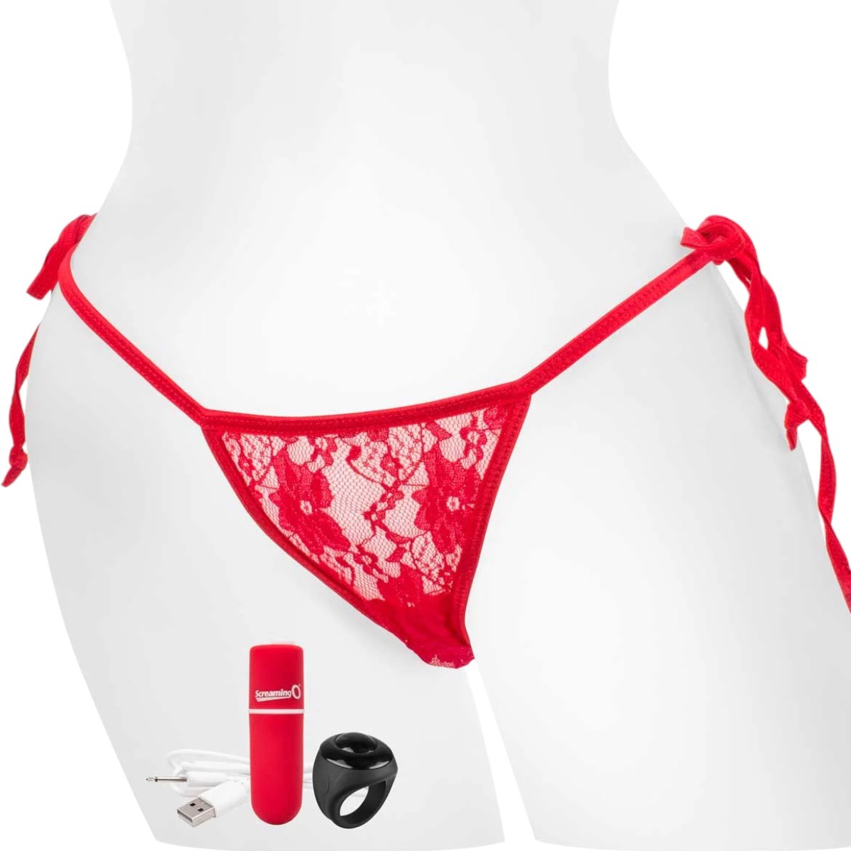 My Secret Screaming O Charged Remote Control Panty Vibe Red