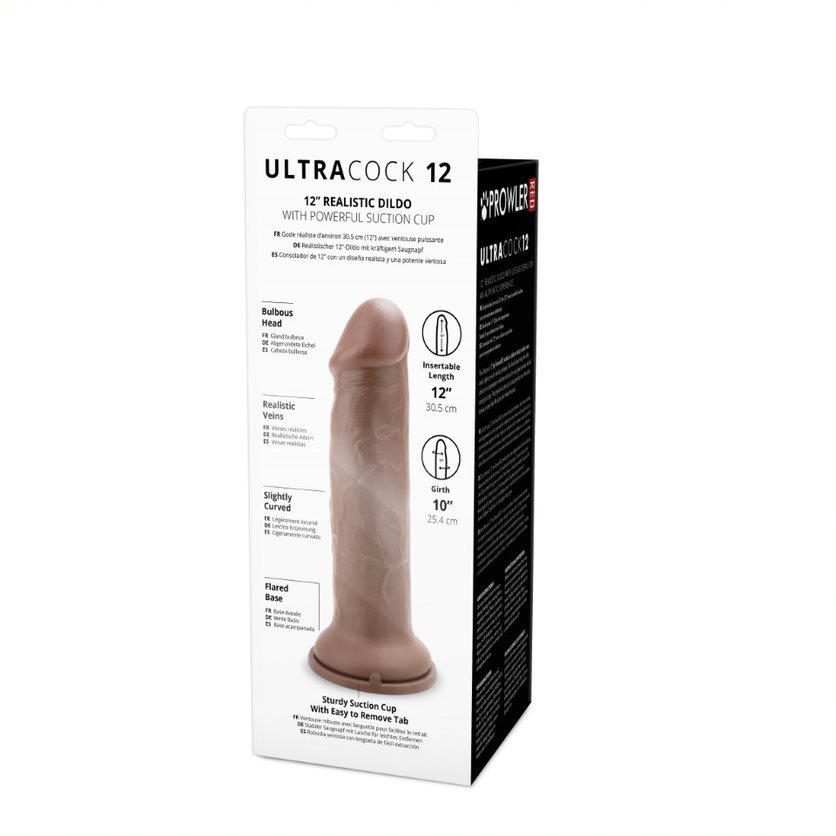 Prowler RED Ultra Realistic Cock Dildo Caramel Large 12 Inch