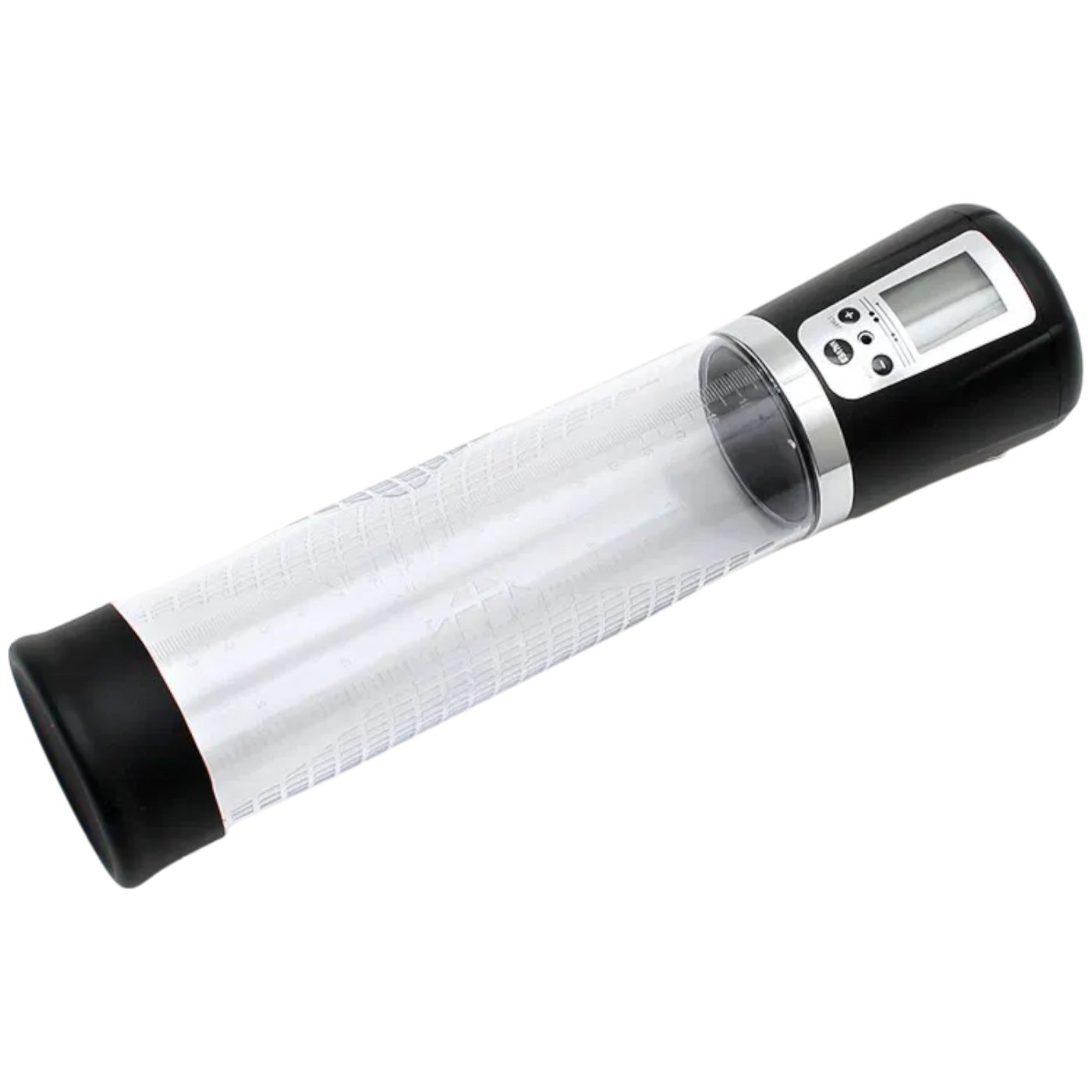 Rimba P-Pump PP04 Rechargeable Vacuum Penis Pump with LCD Display Clear