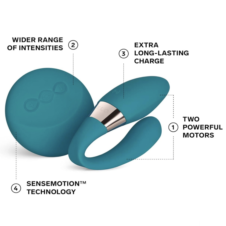 Lelo Tiani Duo Dual-Action Remote Controlled Couple’s Massager Blue