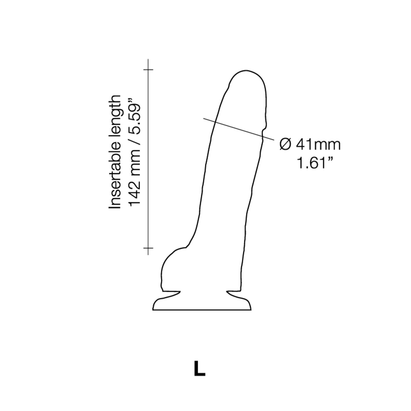 Strap-On-Me Sliding Skin Realistic Dildo Fuchsia L 5.6 Inch