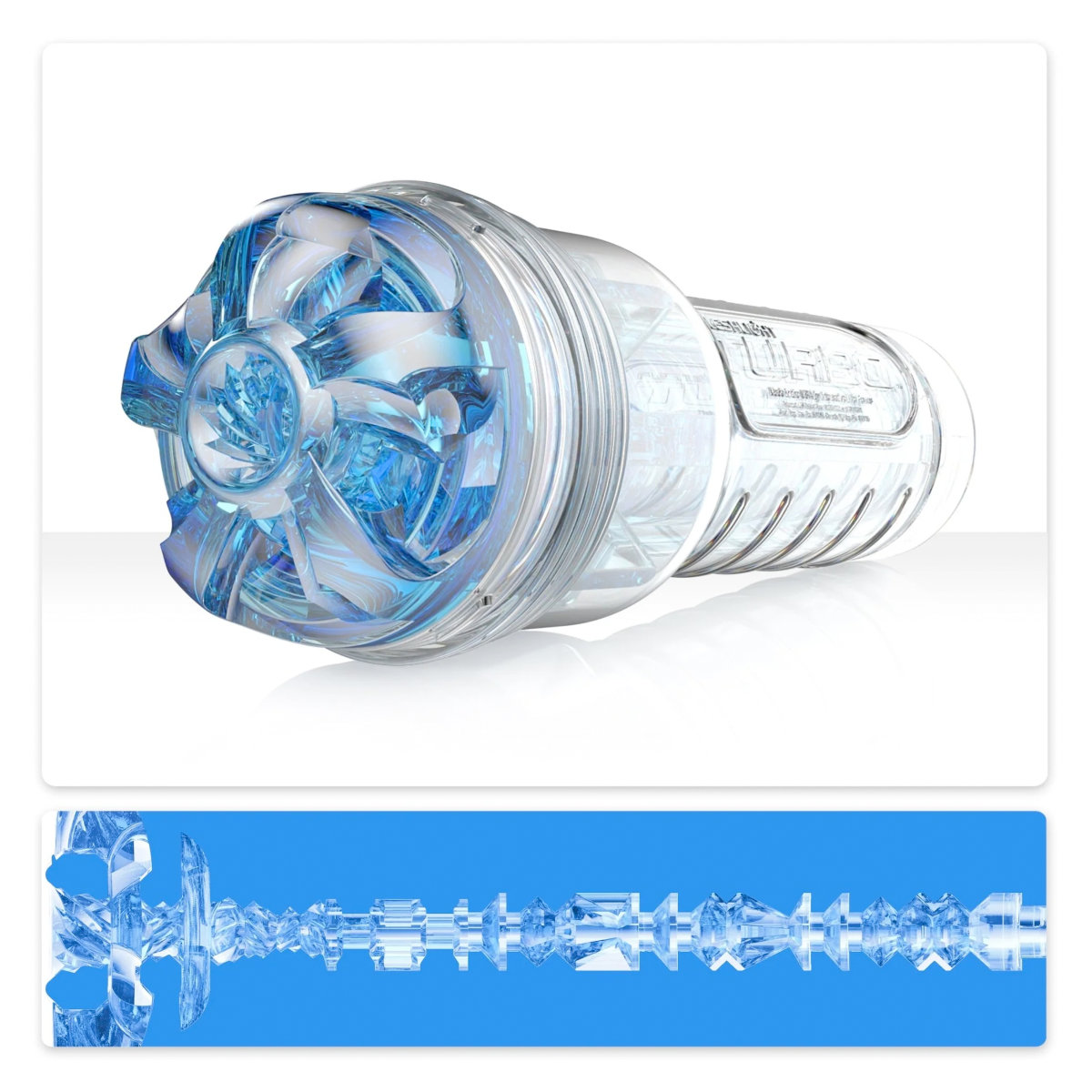 Fleshlight Turbo Throttle Blue Ice Masturbator – Fleshlight