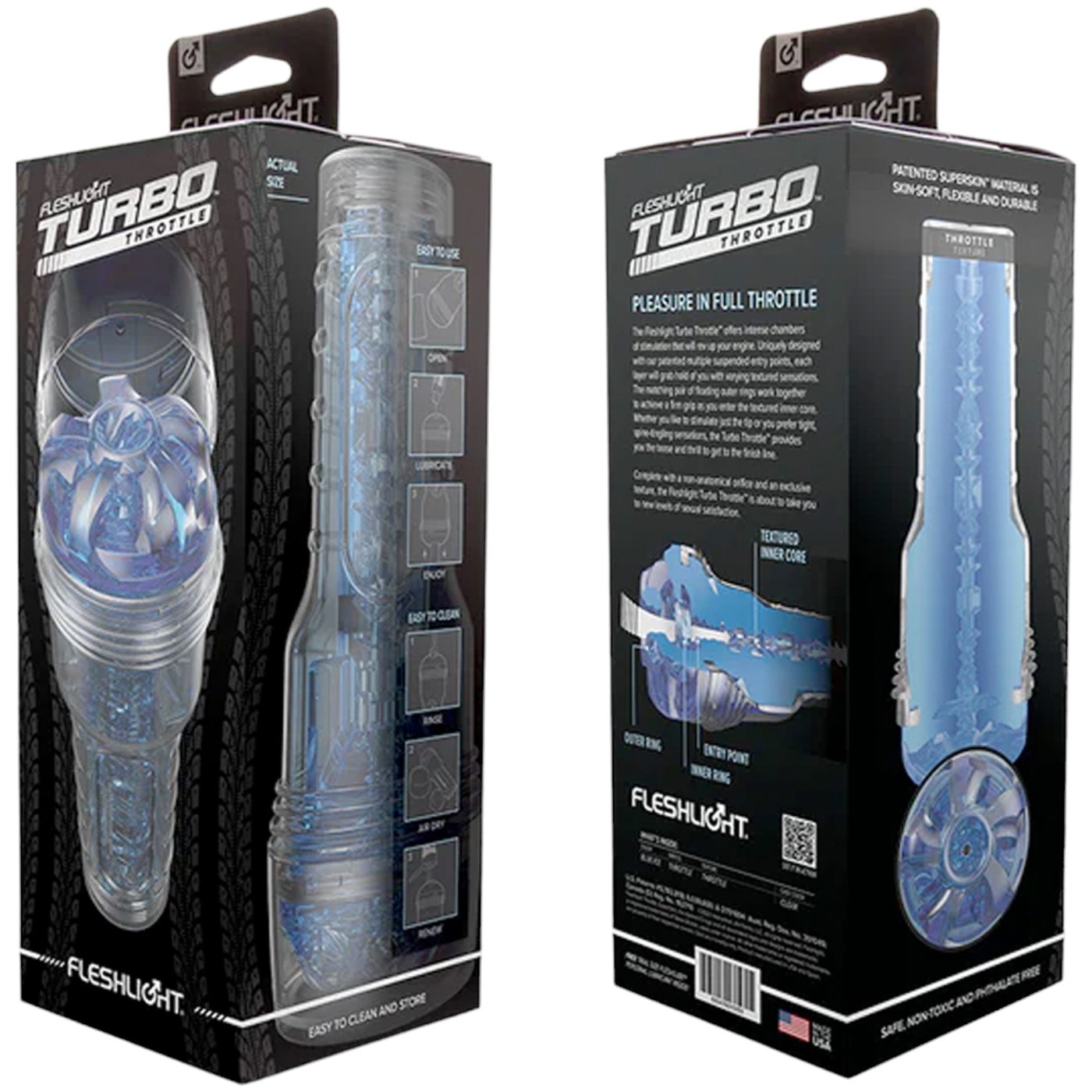Fleshlight Turbo Throttle Blue Ice Masturbator