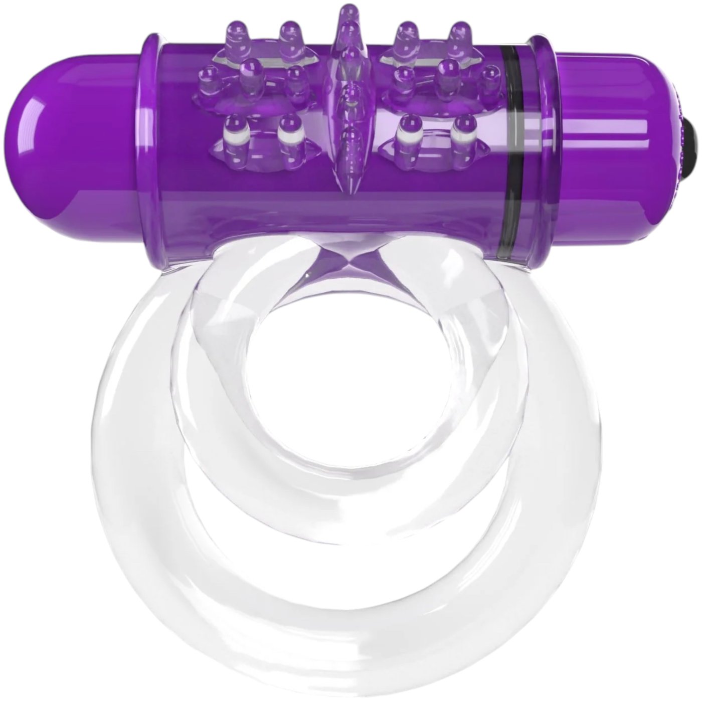 Screaming O 4B Deep Rumbling DoubleO 6 Vibrating Cock Ring Grape