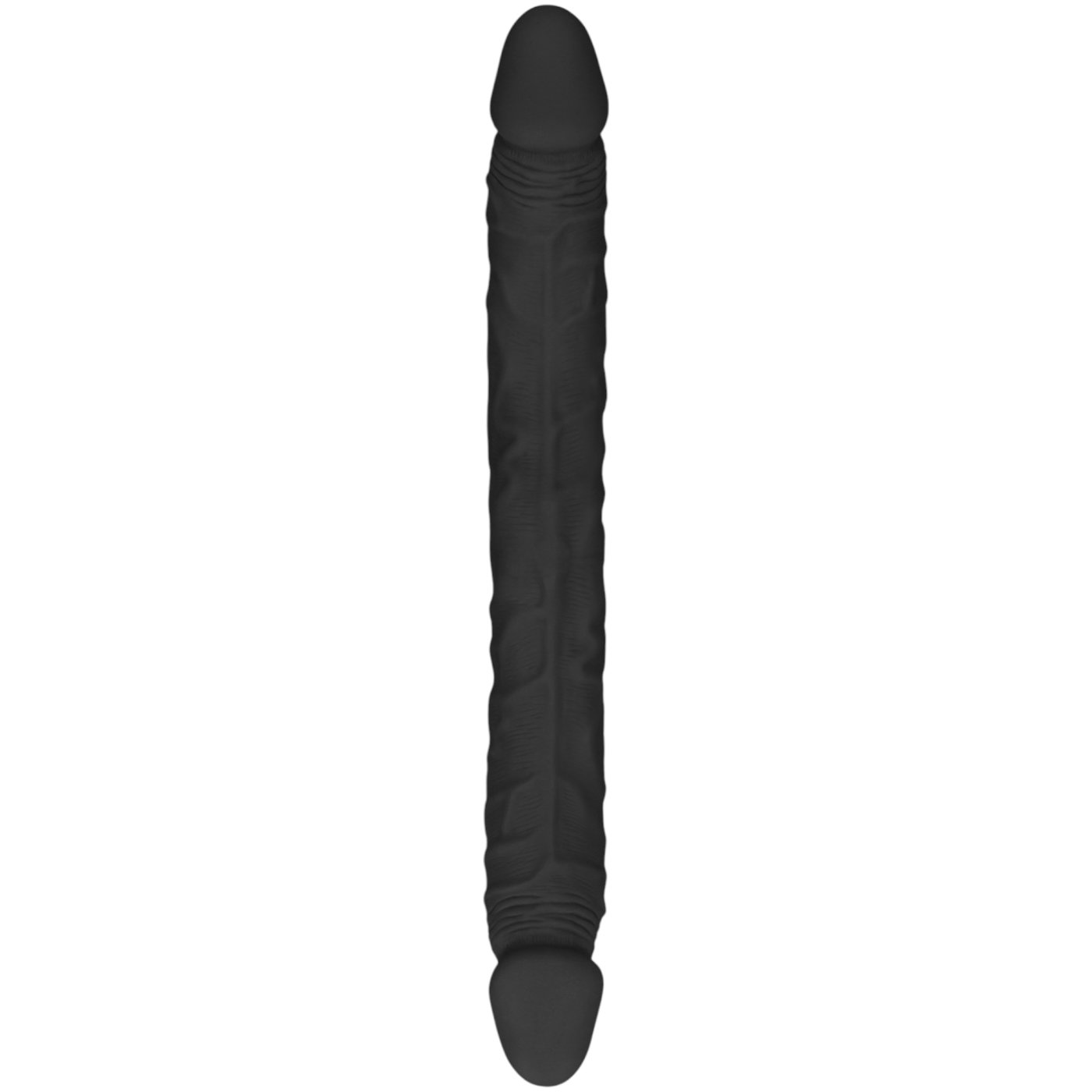 RealRock Realistic Double-Ended Dildo Black 14 Inch