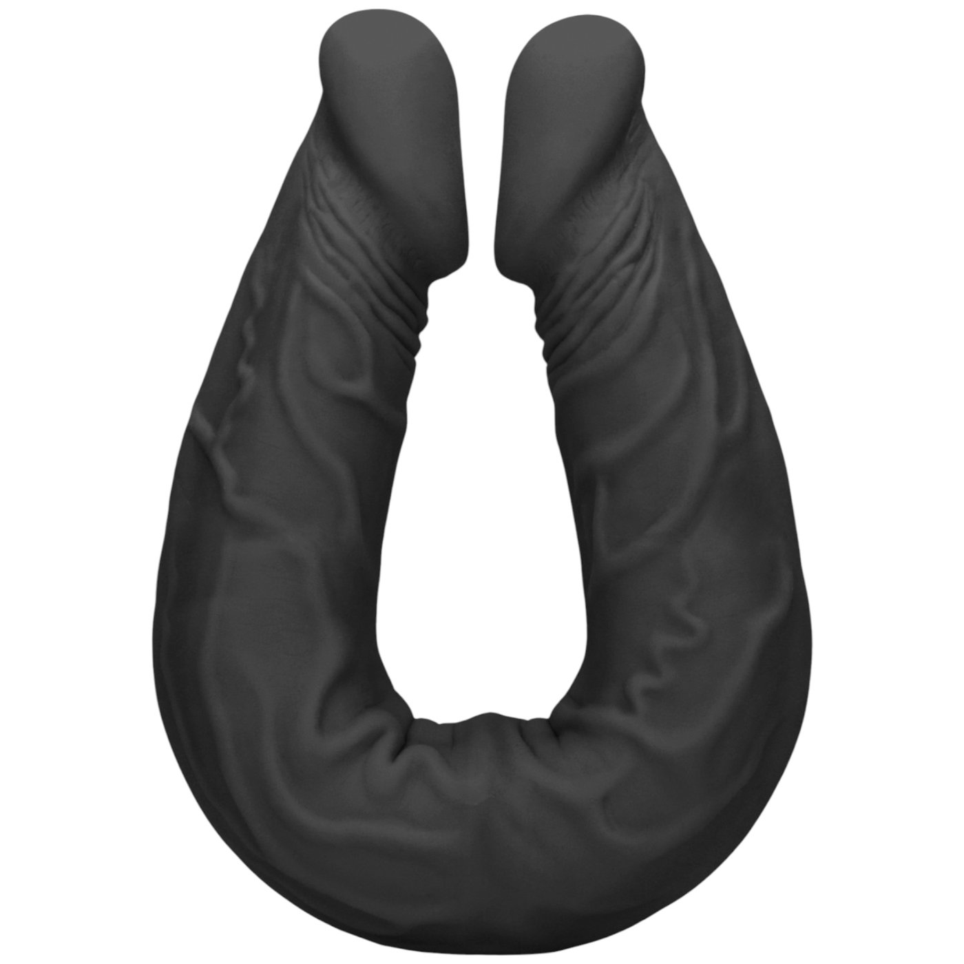 RealRock Realistic Double-Ended Dildo Black 14 Inch