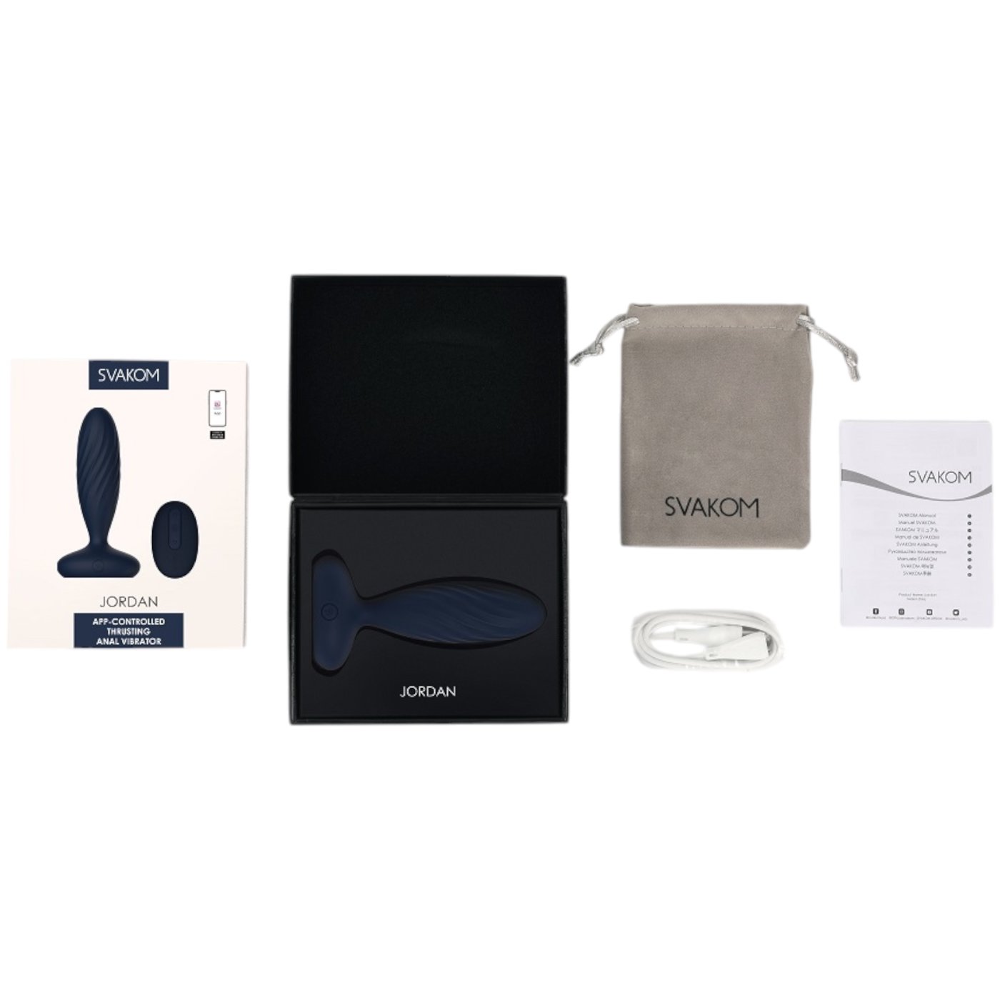 Svakom Jordan App-Controlled Thrusting Anal Vibrator