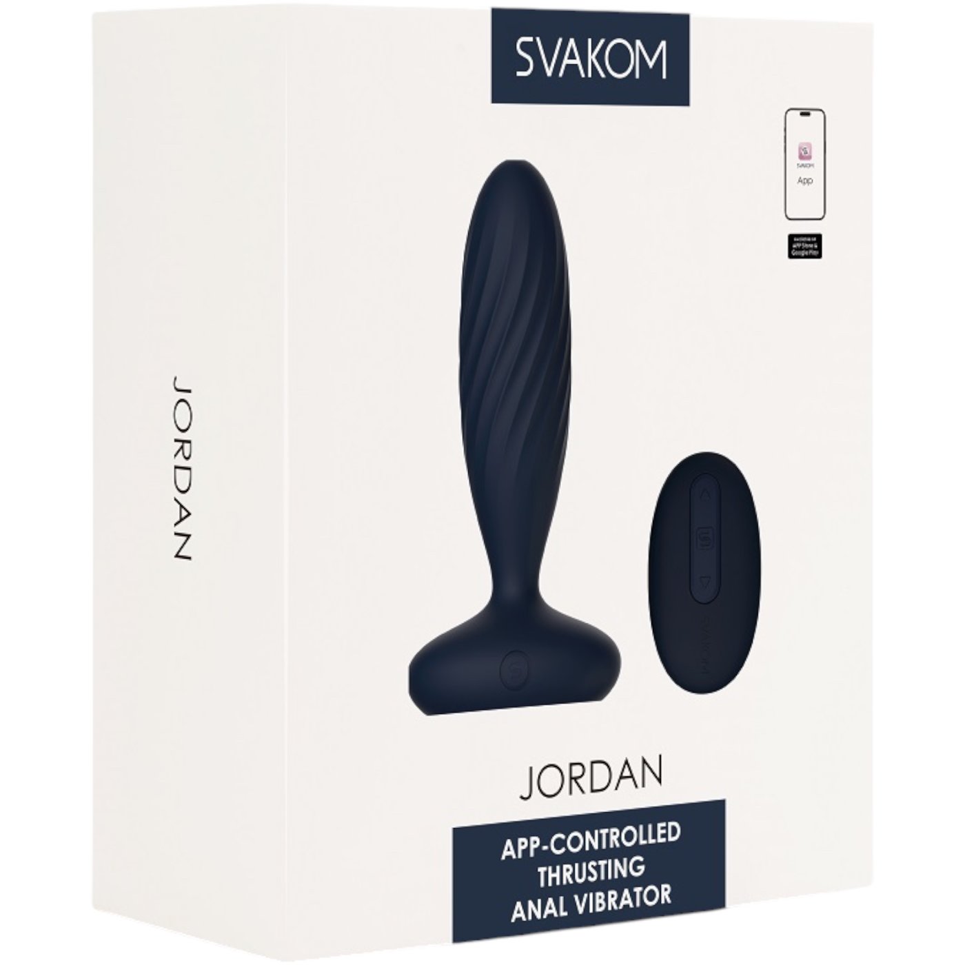 Svakom Jordan App-Controlled Thrusting Anal Vibrator