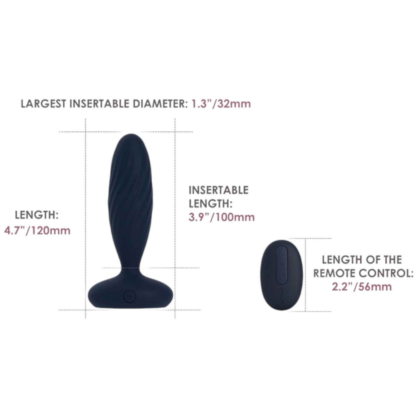 Svakom Jordan App-Controlled Thrusting Anal Vibrator