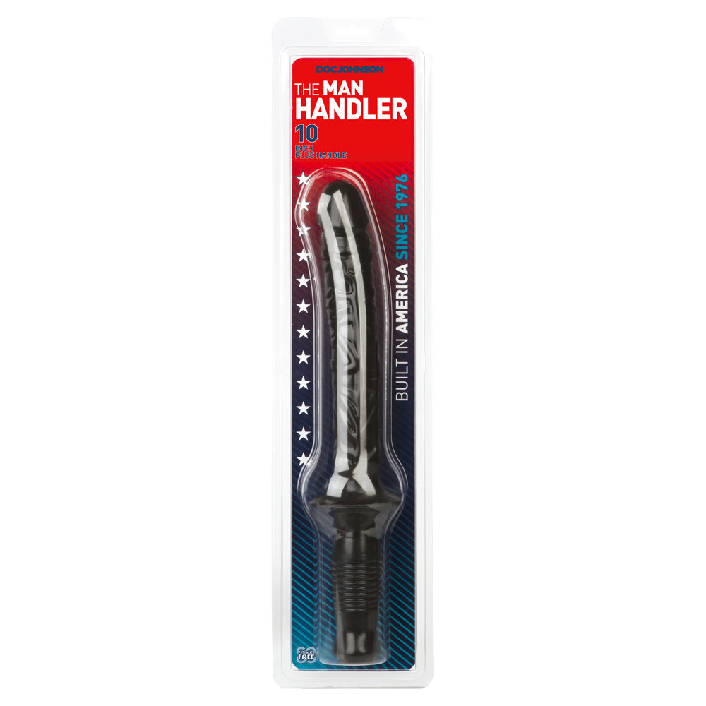 Doc Johnson Classic Man Handler Dildo Black 9 Inch