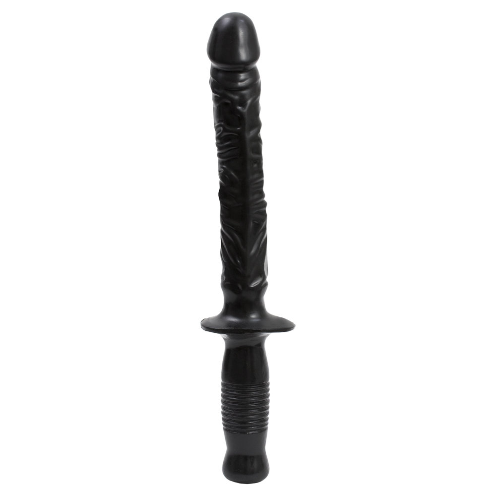 Doc Johnson Classic Man Handler Dildo Black 9 Inch