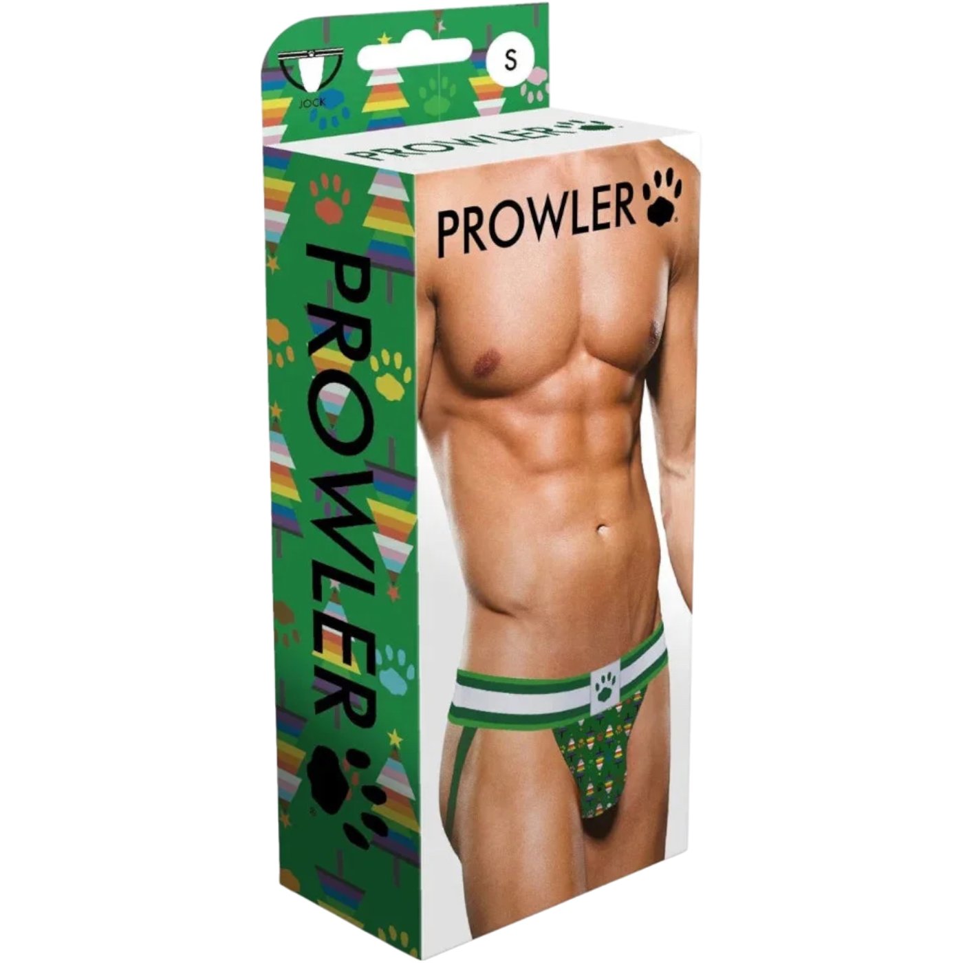 Prowler Christmas Tree Jockstrap Green