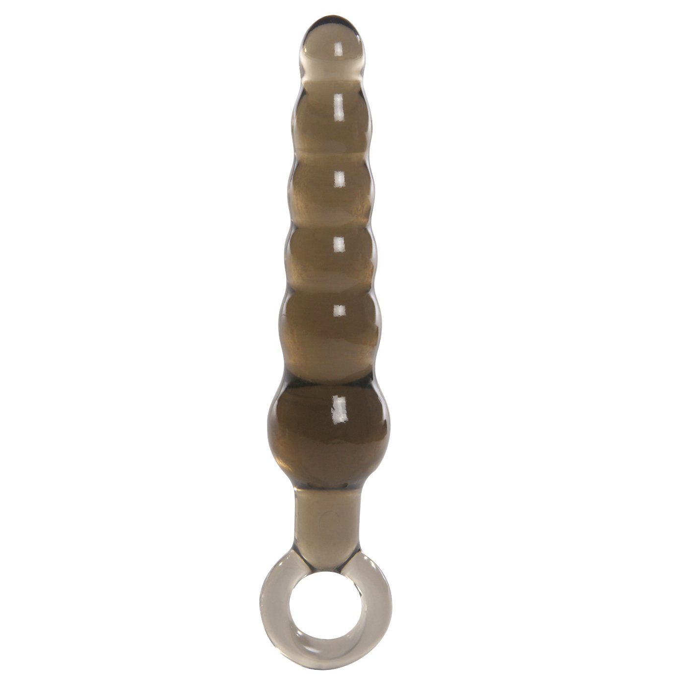 Me You Us Rippled Wand Anal Teaser Black 5.75 Inch