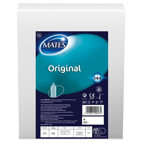 Mates Original Condom 144 Bulk Pack