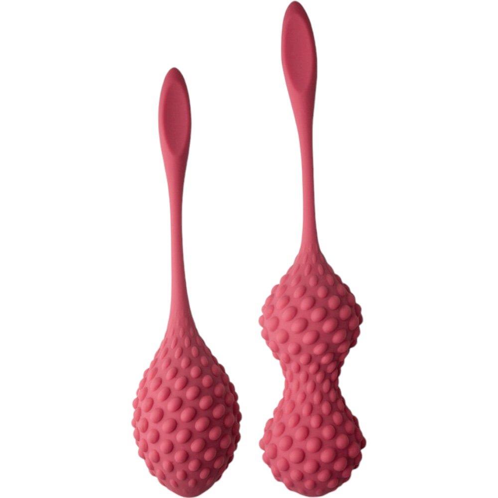 Rocks Off Unite Textured Silicone Kegel Set (2 Piece)