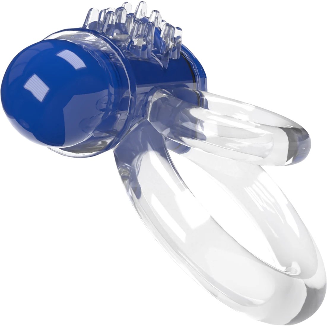 Screaming O 4B Deep Rumbling DoubleO 6 Vibrating Cock Ring Blueberry