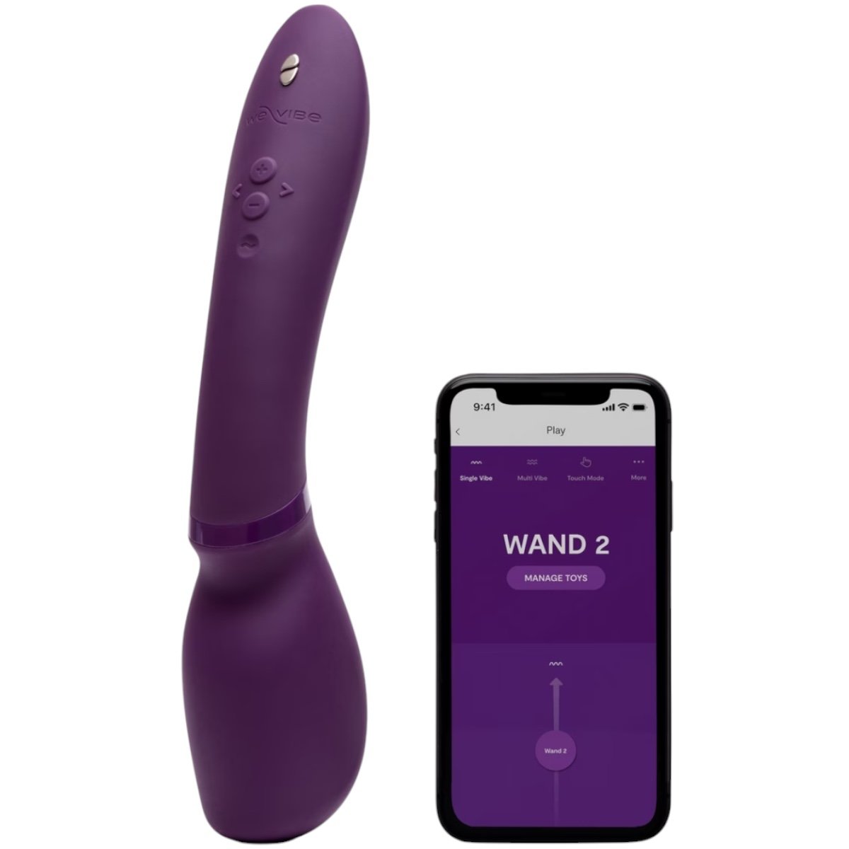 We-Vibe Wand 2 App Controlled Cordless Wand Vibrator