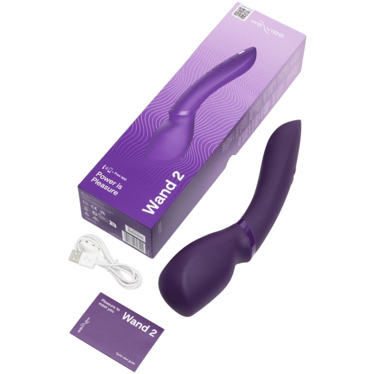 We-Vibe Wand 2 App Controlled Cordless Wand Vibrator