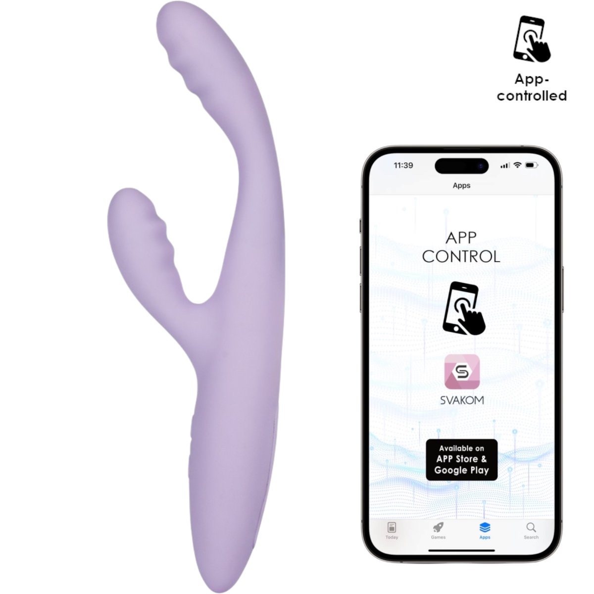 Svakom Cici+ 2 App-Controlled Warming Rabbit Vibrator