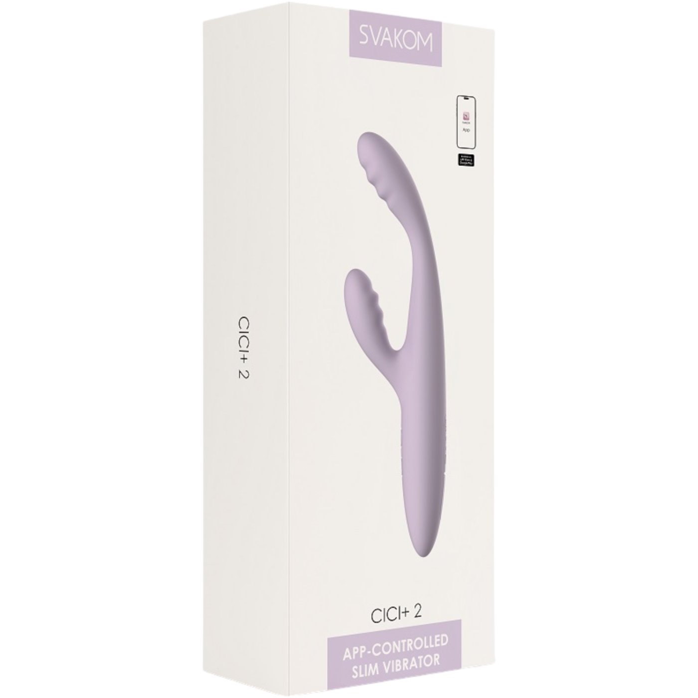 Svakom Cici+ 2 App-Controlled Warming Rabbit Vibrator