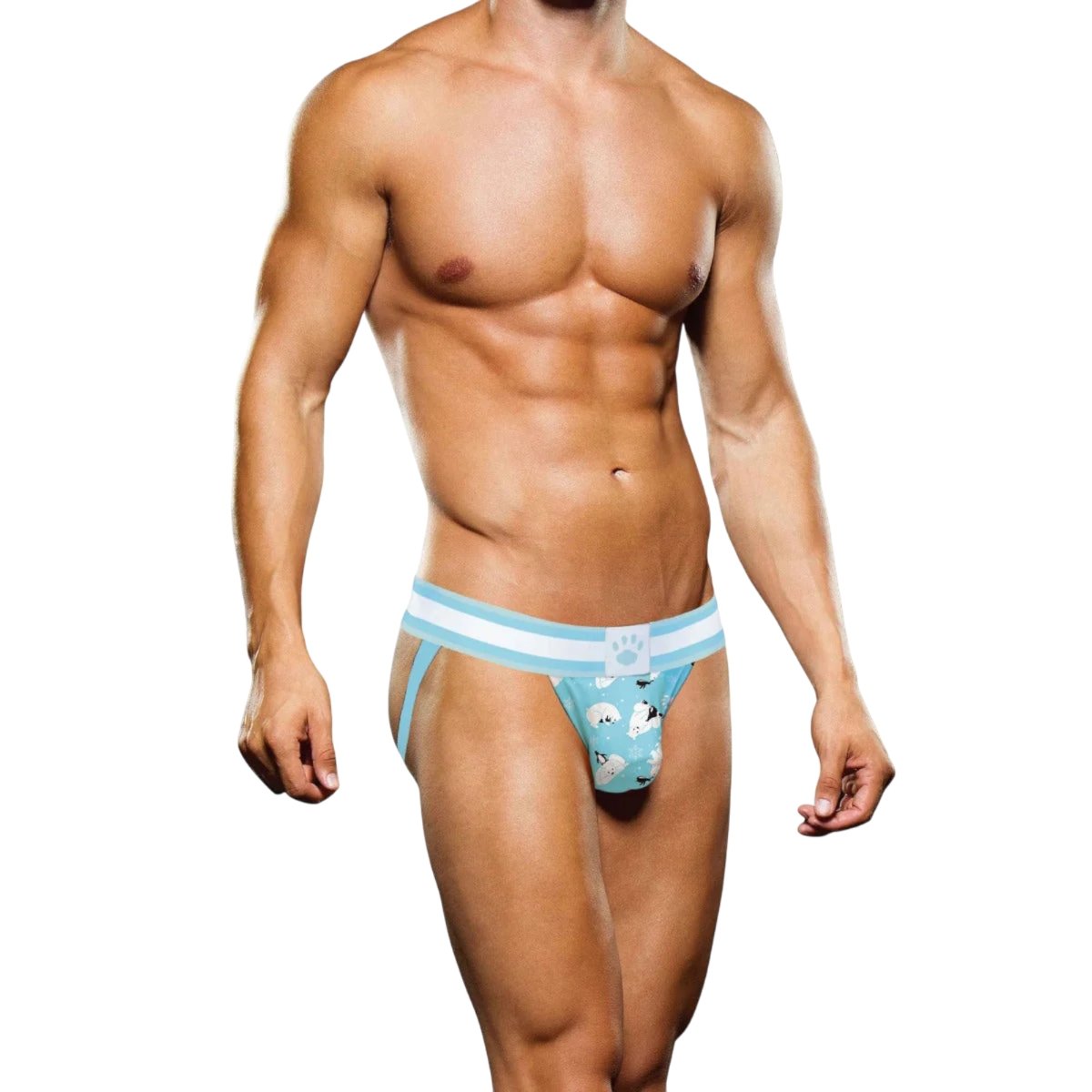 Prowler Winter Animals Jockstrap Blue, Xxl