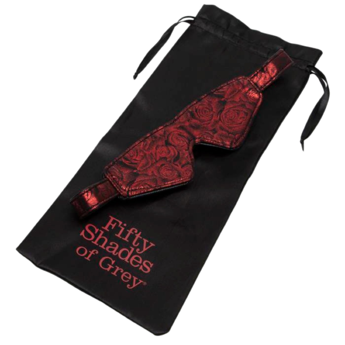 Fifty Shades of Grey Sweet Anticipation Reversible Blindfold Red & Black