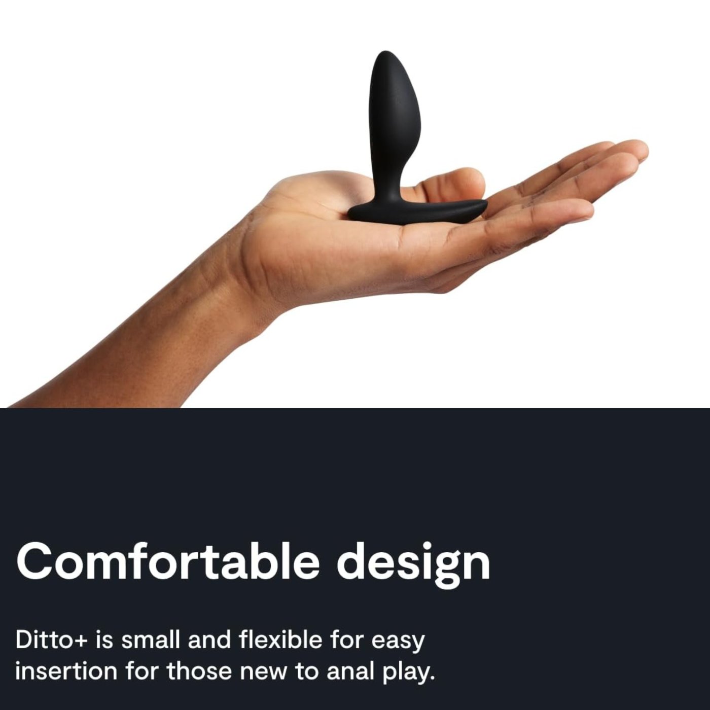 We-Vibe Ditto+ Rechargeable Remote & App-Controlled Vibrating Butt Plug